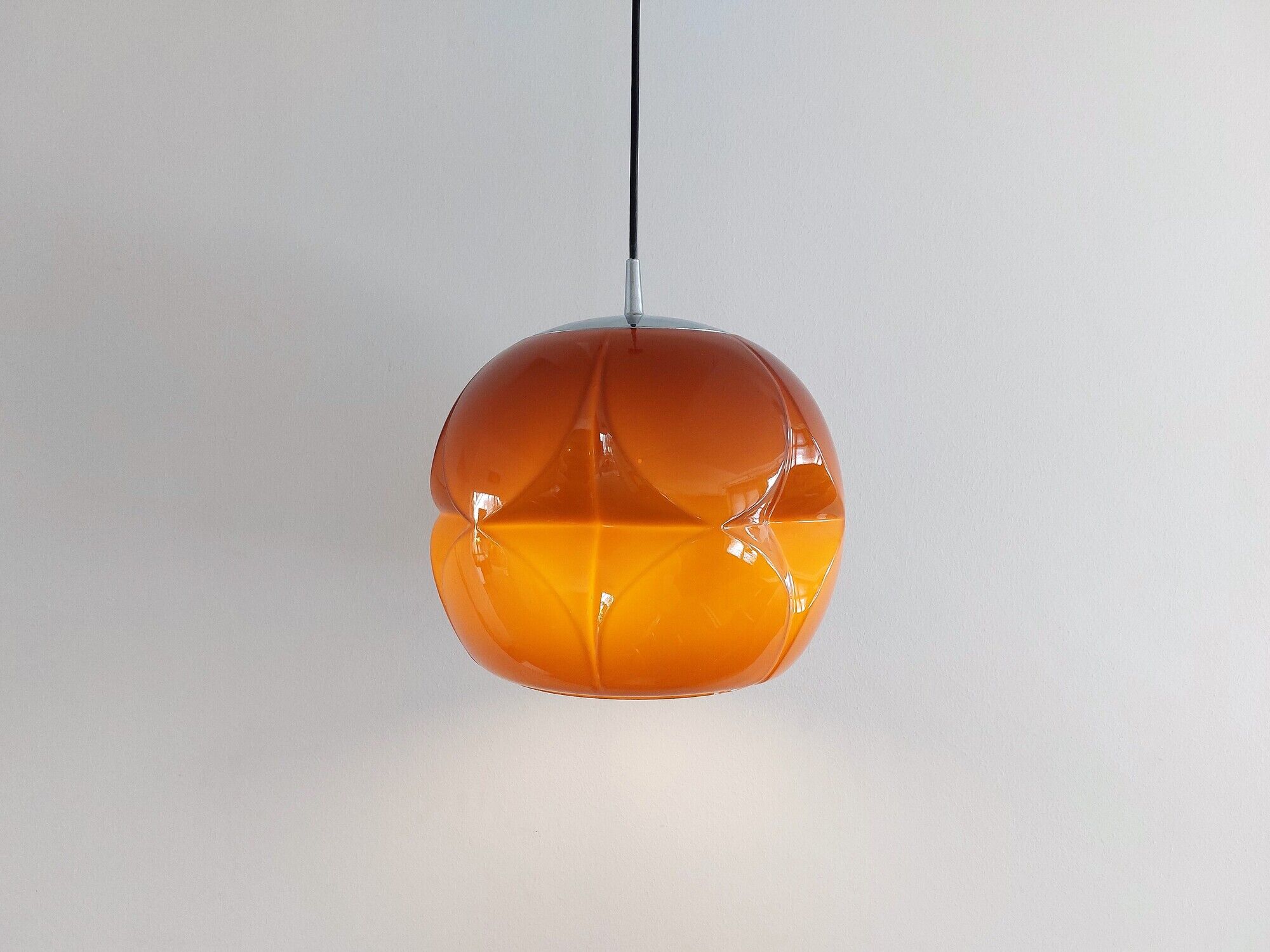 Murano glass pendant lamp for Peill & Putzler, Germany 1960's