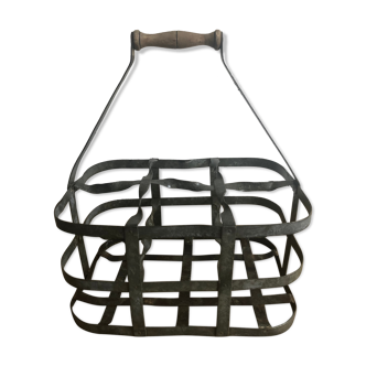Zinc bottle holder, kitchen storage