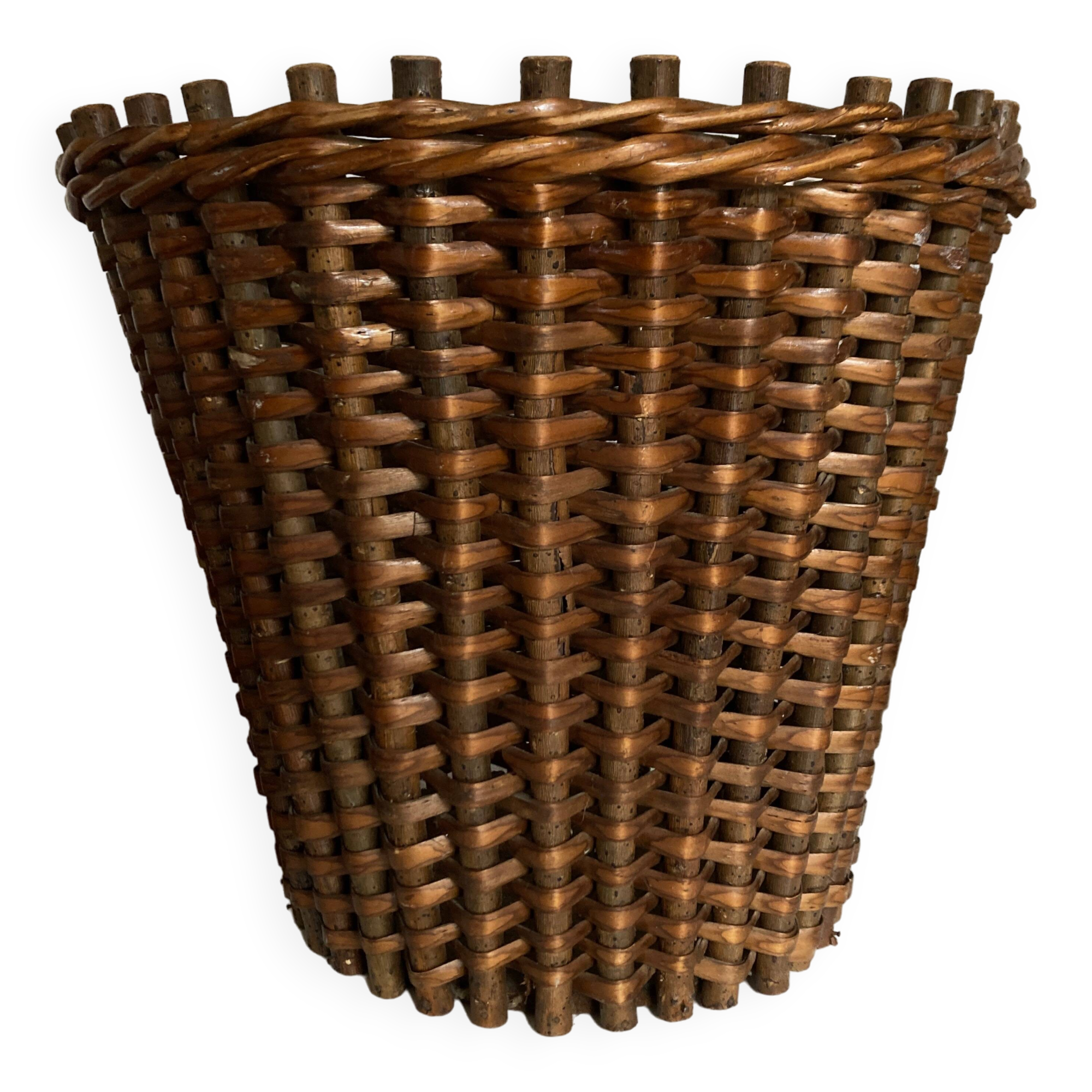 XXXXL wicker flowerpot 1950