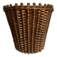 XXXXL wicker flowerpot 1950