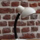 70's white veb narva desk lamp