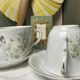 Duo of antique coffee cups