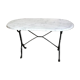 Oval bistro table