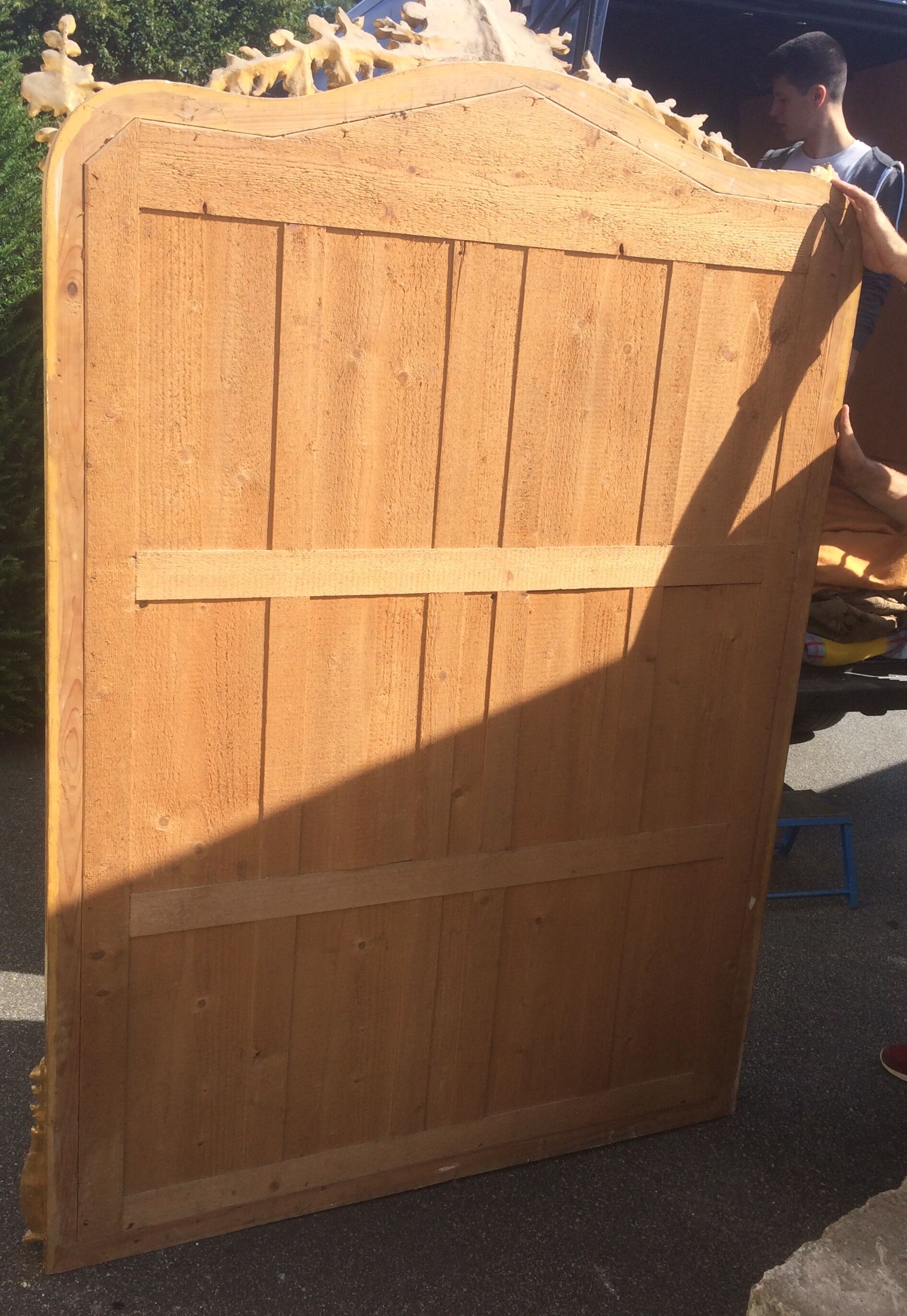 Golden mirror 19th 139x199cm