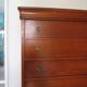 Semainier, commode style Louis Philippe en merisier