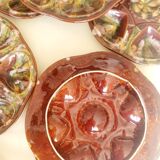 Set of 6 plates slurry scallops