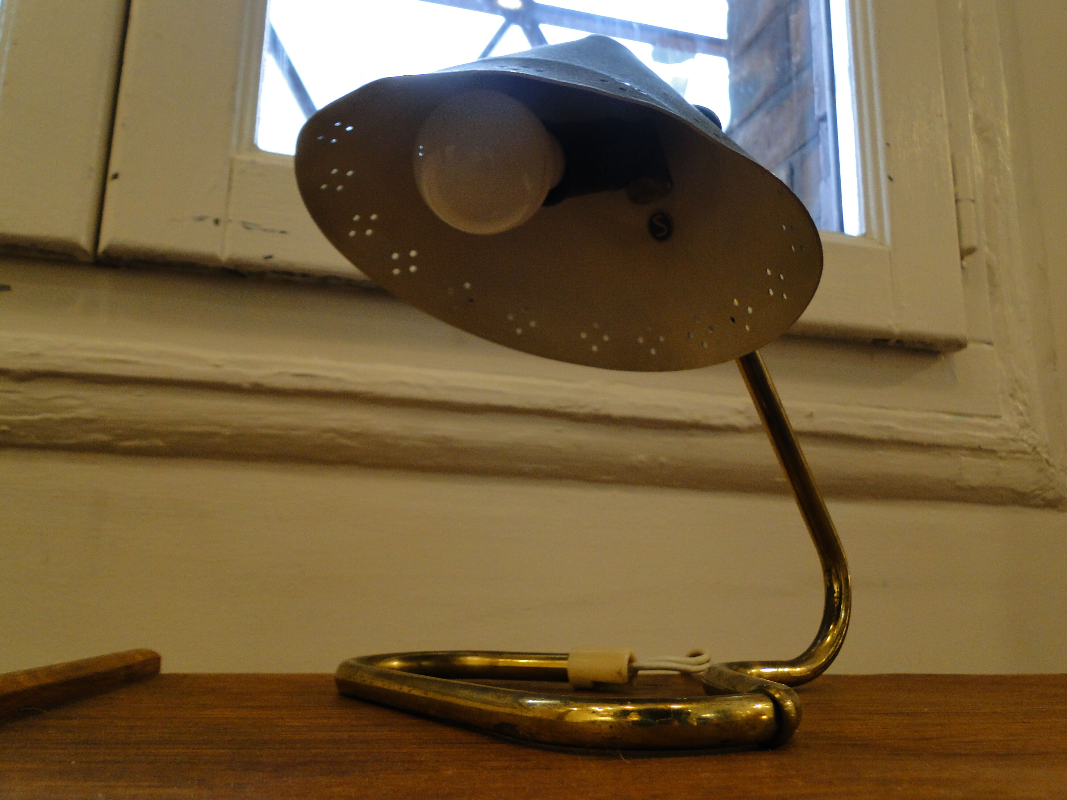 Vintage bedside lamp 1950