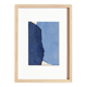Monotype painting on framed paper signed Eawy.