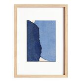 Monotype painting on framed paper signed Eawy.