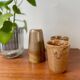 Lot de 4 verres en grès Digoin