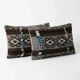 Set of 2 vintage kilim cushion covers 36x51 cm