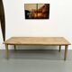 Grande table de salle à manger en chêne massif, au format XXL.