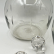 Carafes en verre gravé