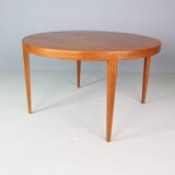 Teak Round Severin Hansen Coffee Table for Haslev Mobelfabrik by Bovenkamp