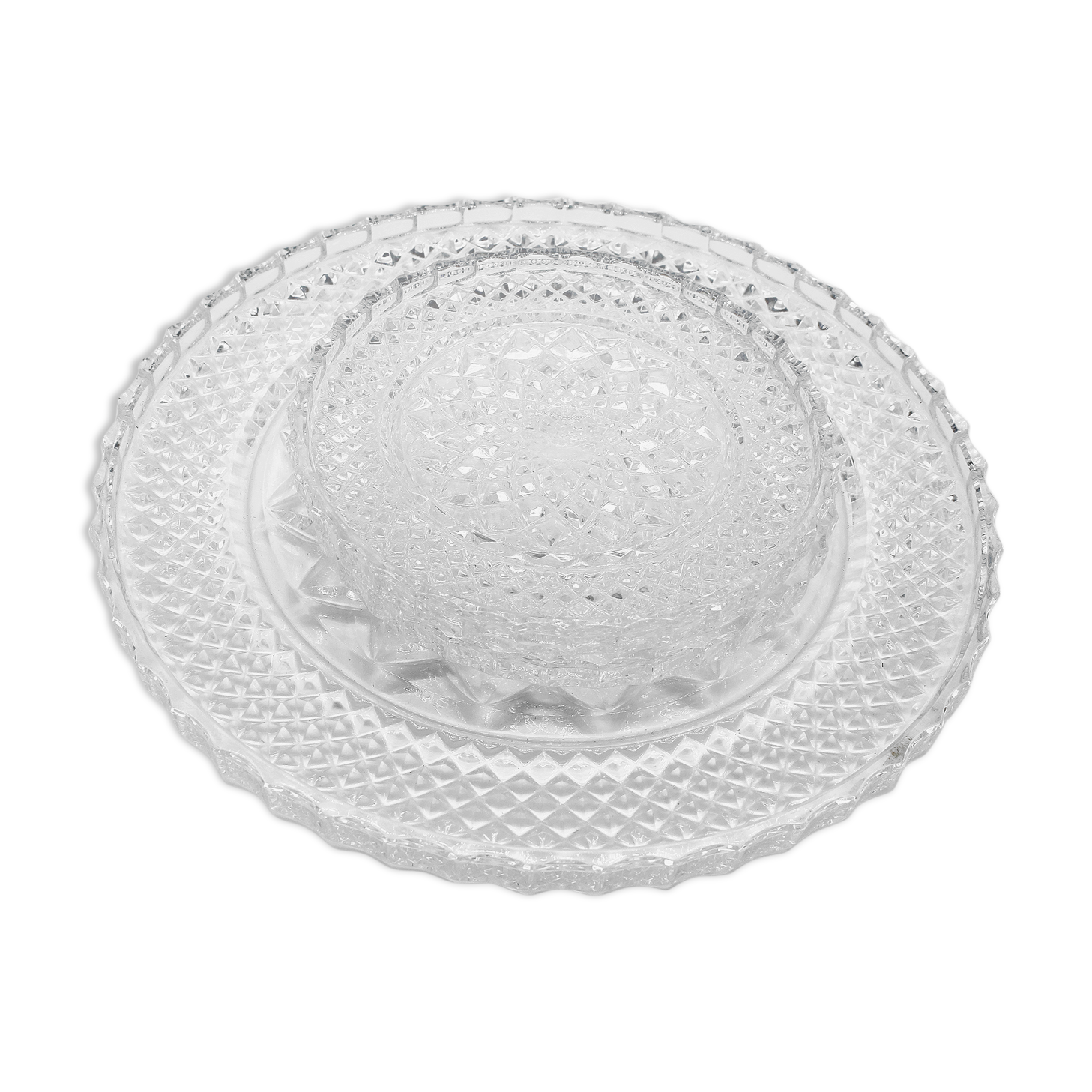 Glass underside with 2 under bottles