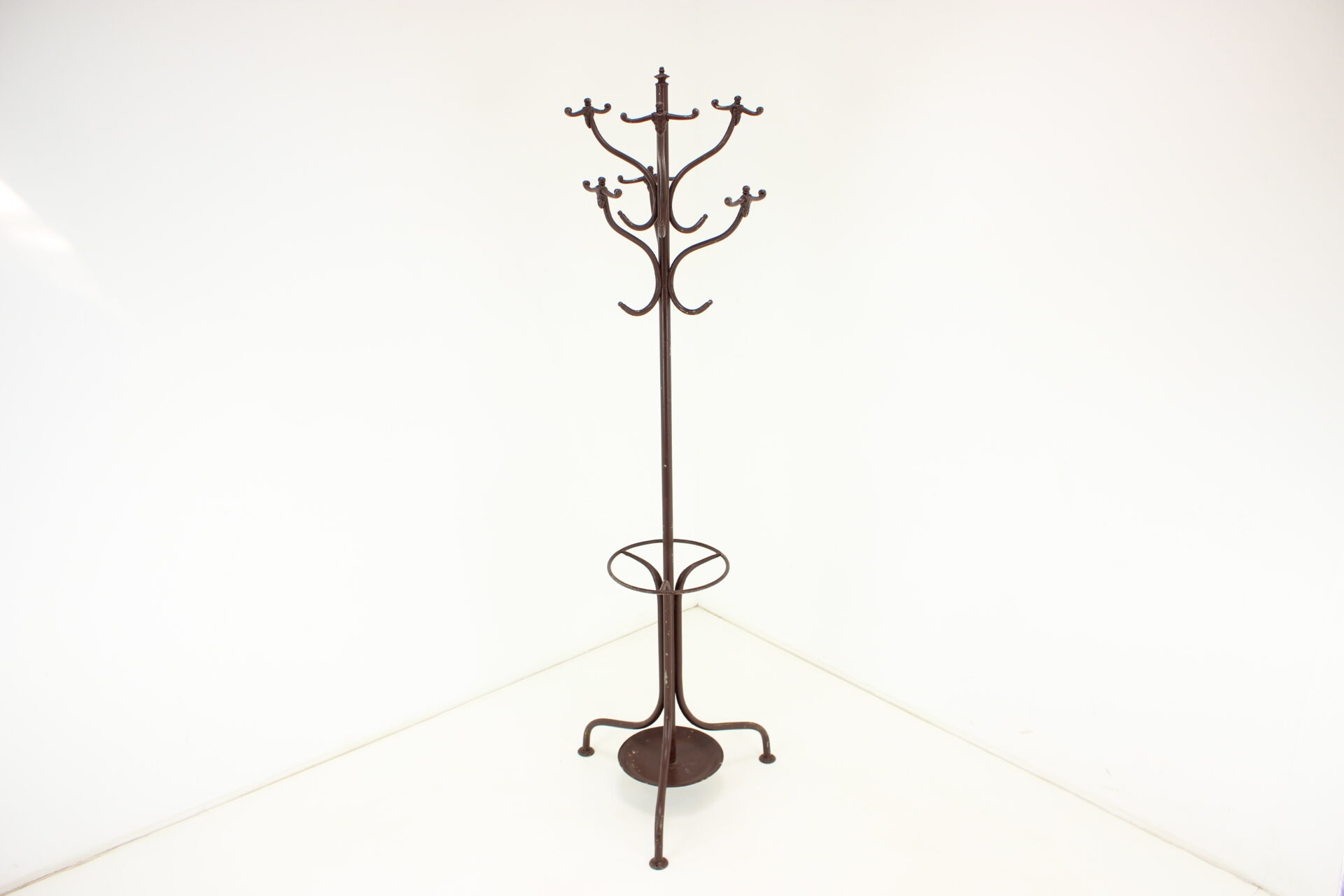 Antique Cast Iron Coat Rack, 1920s