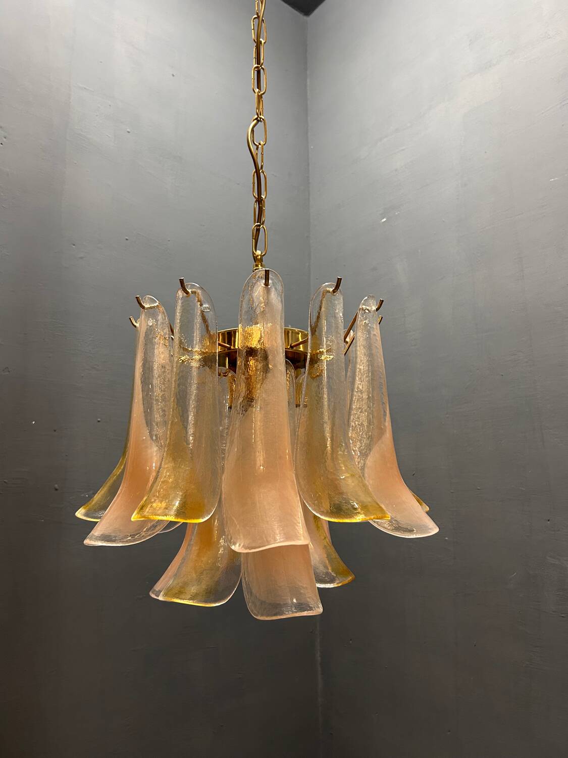 Murano Glass Petals Chandelier by La Murrina, 1980s, Italy