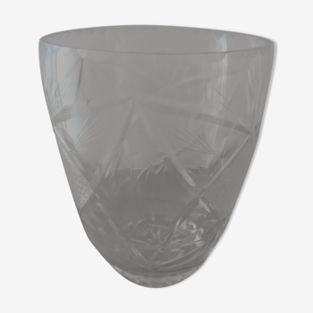 Vase vintage en cristal