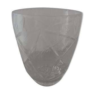 Vase vintage en cristal