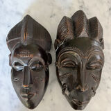 Set of 2 African masks