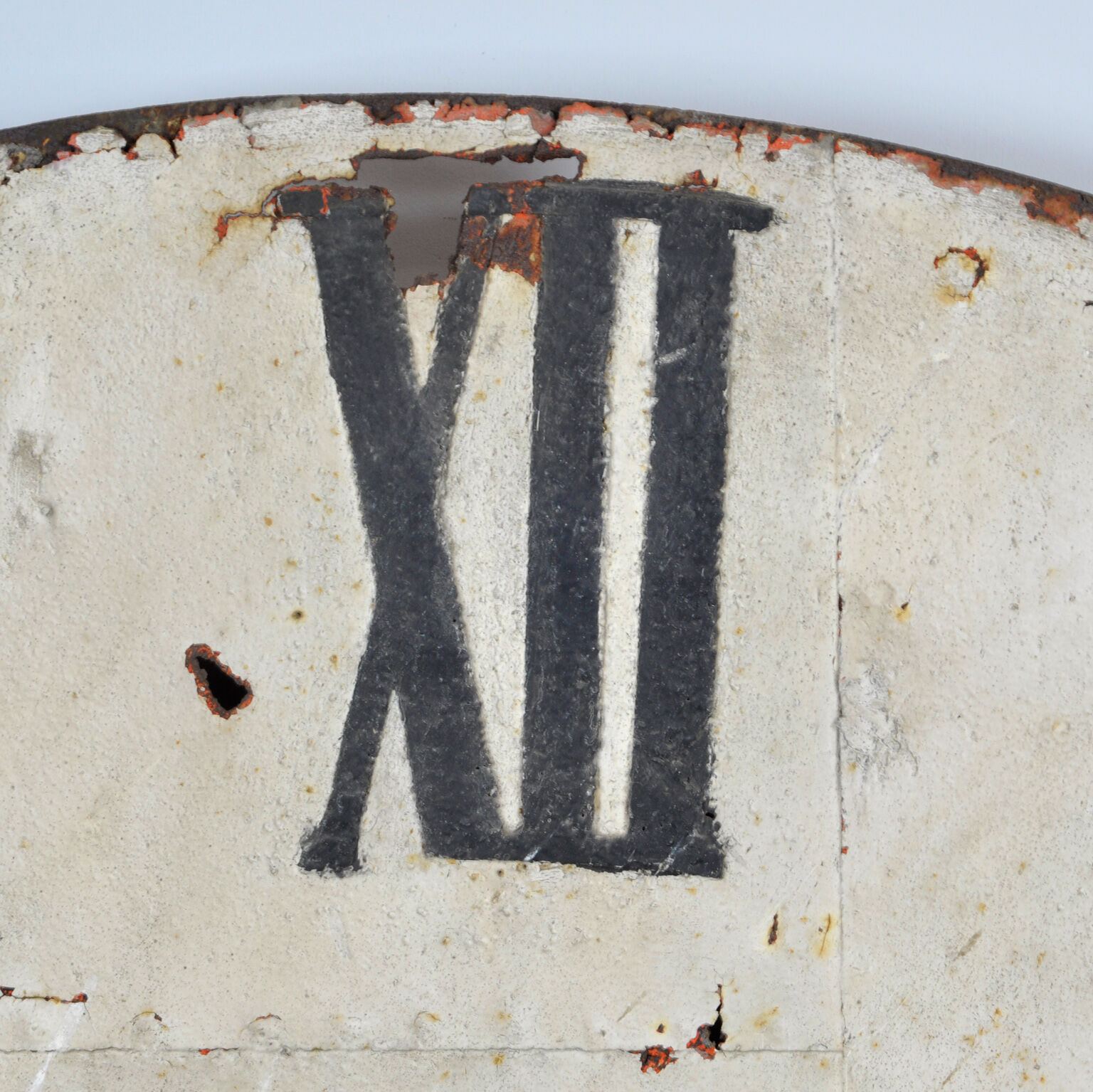 Clock Face Of A Church. Circa 1920.