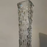Pressed glass soliflore vase from the 70s