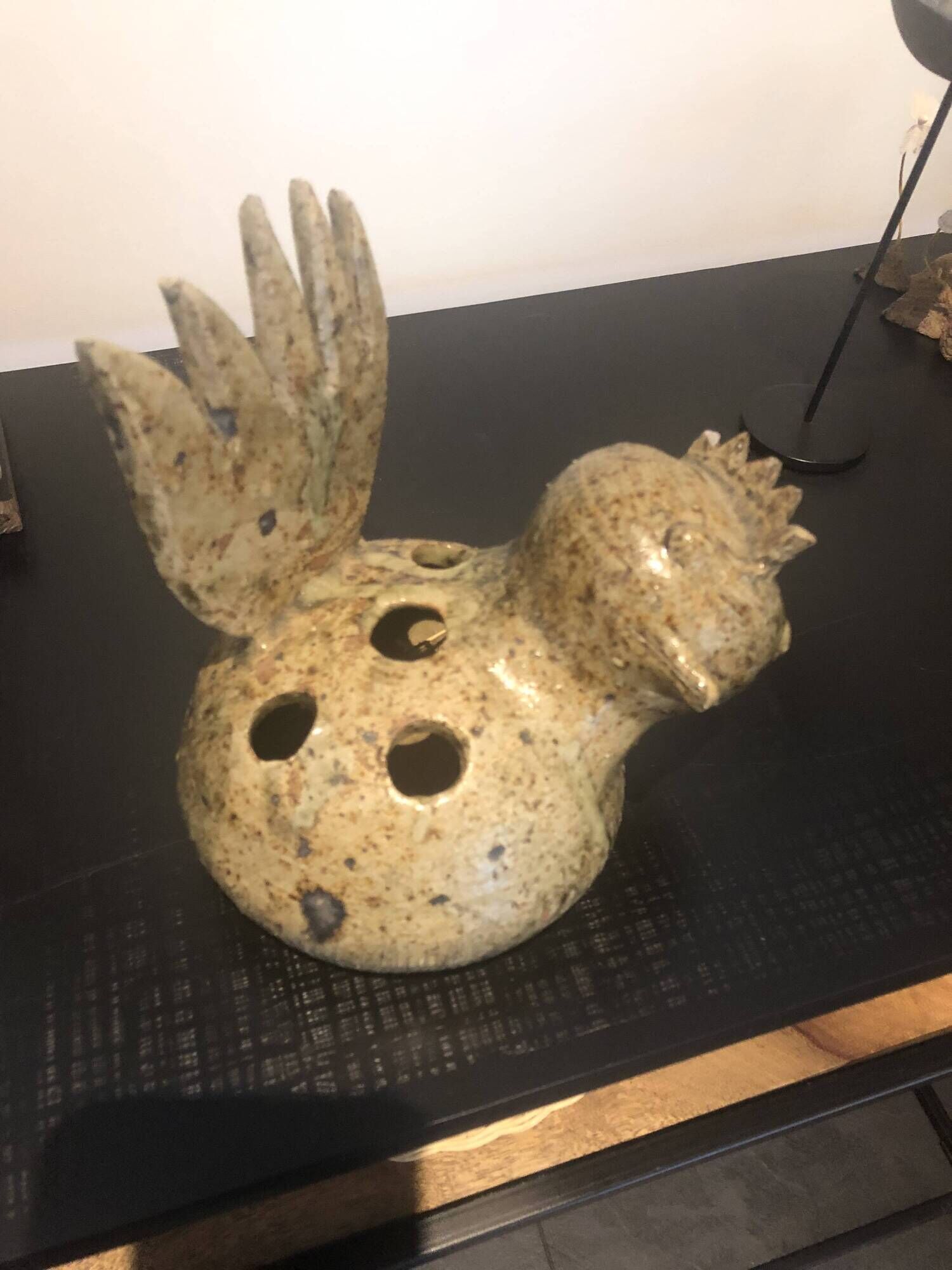 Cockerel in clay