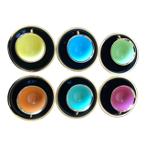 6 cups and saucer for coffee or tea art deco