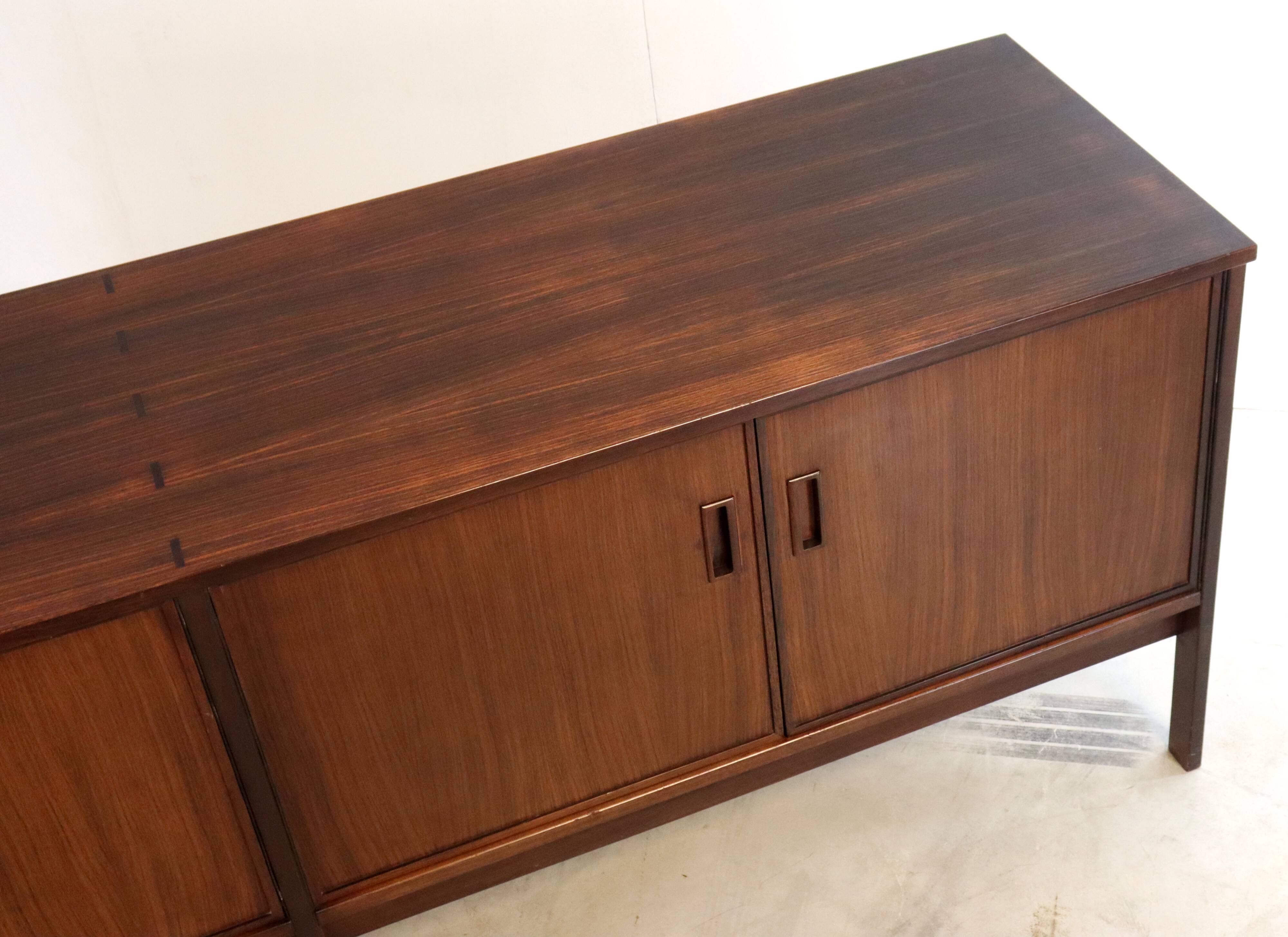 Vintage mid century sideboard xl "roggentin" | 220 cm