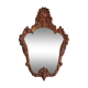 Mirror baroque style in carved walnut – late 19th