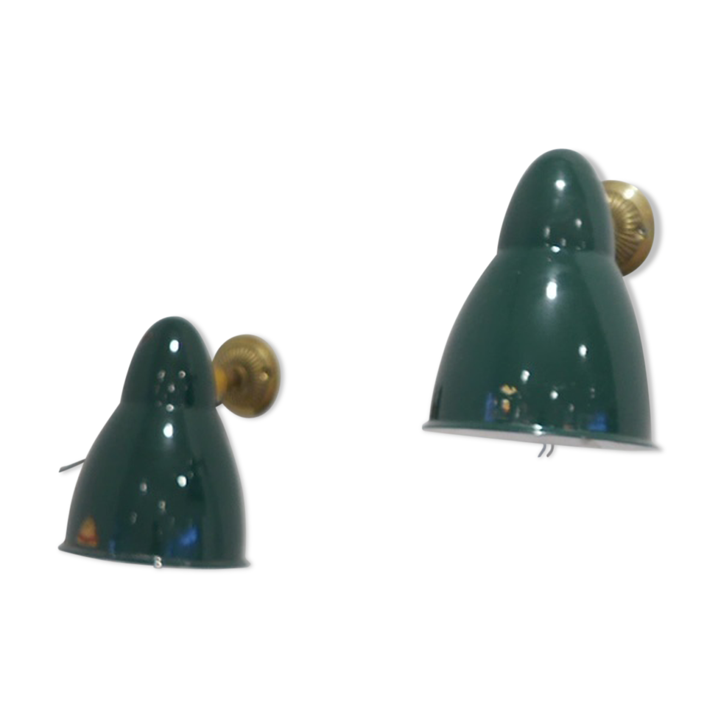 Pair of Enamel Lights by Sammode