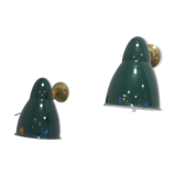 Pair of Enamel Lights by Sammode