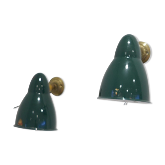 Pair of Enamel Lights by Sammode