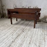 Small modernist oak planter from the 1950s