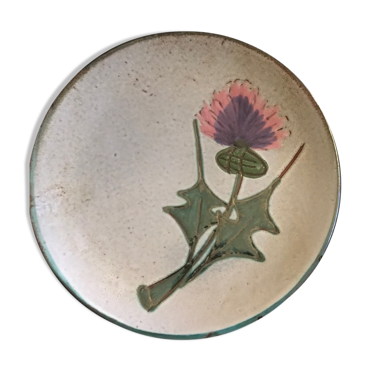 Pop-up Christmas 2022 Set of 6 sandstone plates mid-twentieth