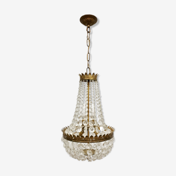 Lustre doré d’or belge vintage 'petit luxe'