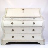 Commode peint en gris gustavien des années 1790