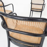 Set of six Josef Hoffman for Ligna a811 dining chairs
