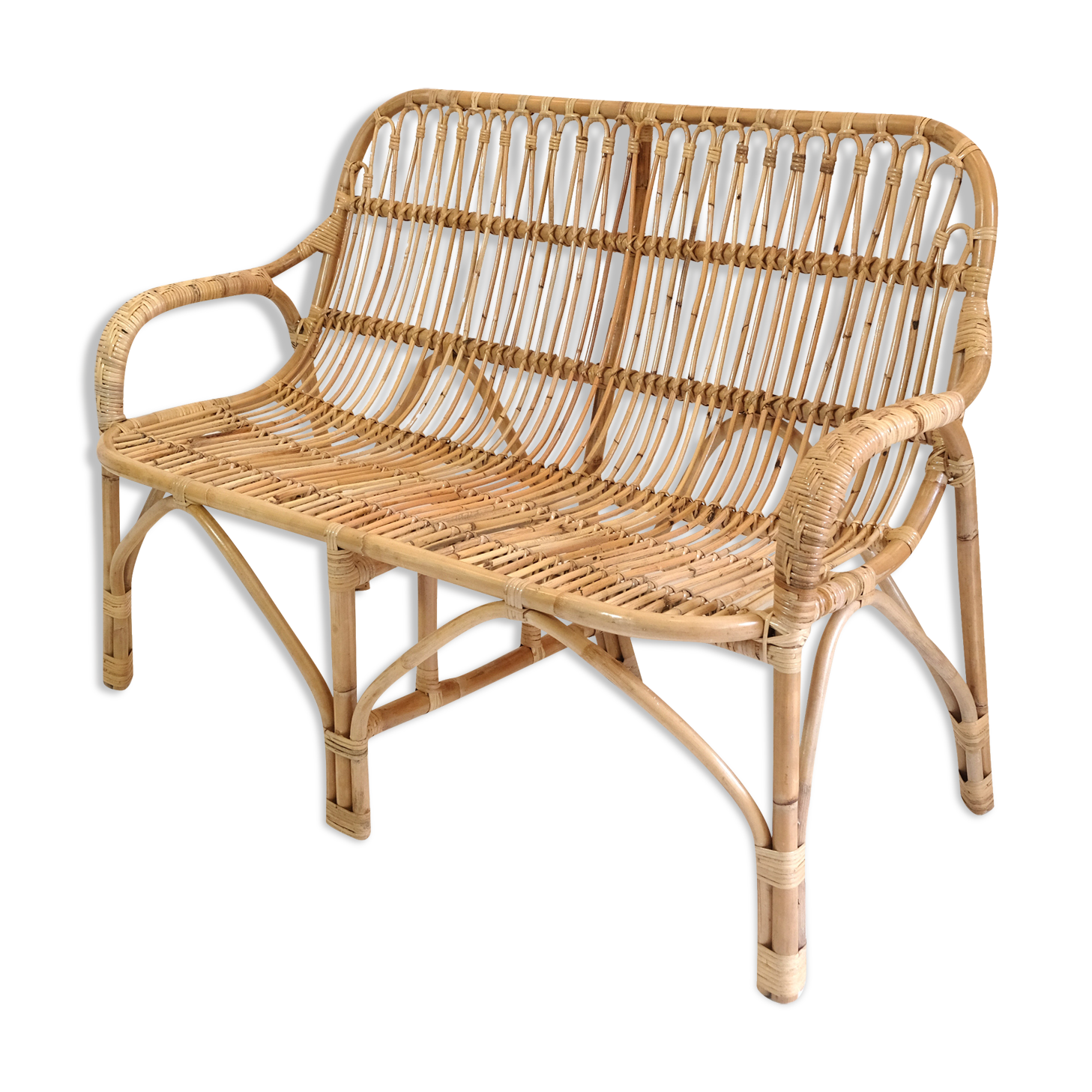 Rattan sofa