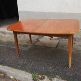 Vintage table with built-in extension