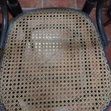 chaises de bistrot cannées de marque FISCHEL x 2