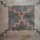 Vintage tibetan khaden handmade carpet 159cm x 237cm 1960s, 1c504