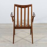 Chaises de salle à manger en teck et tissu du milieu du siècle par Leslie Dandy pour G-Plan, années 1960, lot de 8