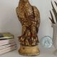 Statue d'aigle en plâtre vintage
