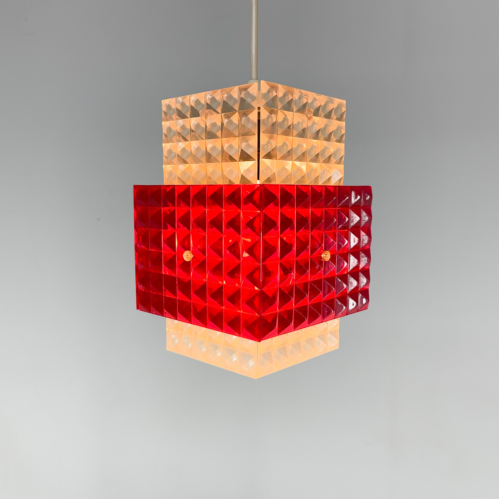 1970's Plastic Pendant Light, Germany
