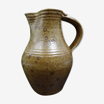 1970s sandstone pitcher - Perfect state of preservation - So vintage!