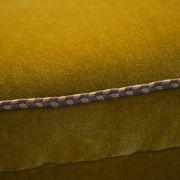Vintage yellow velvet armchair, France 1960s