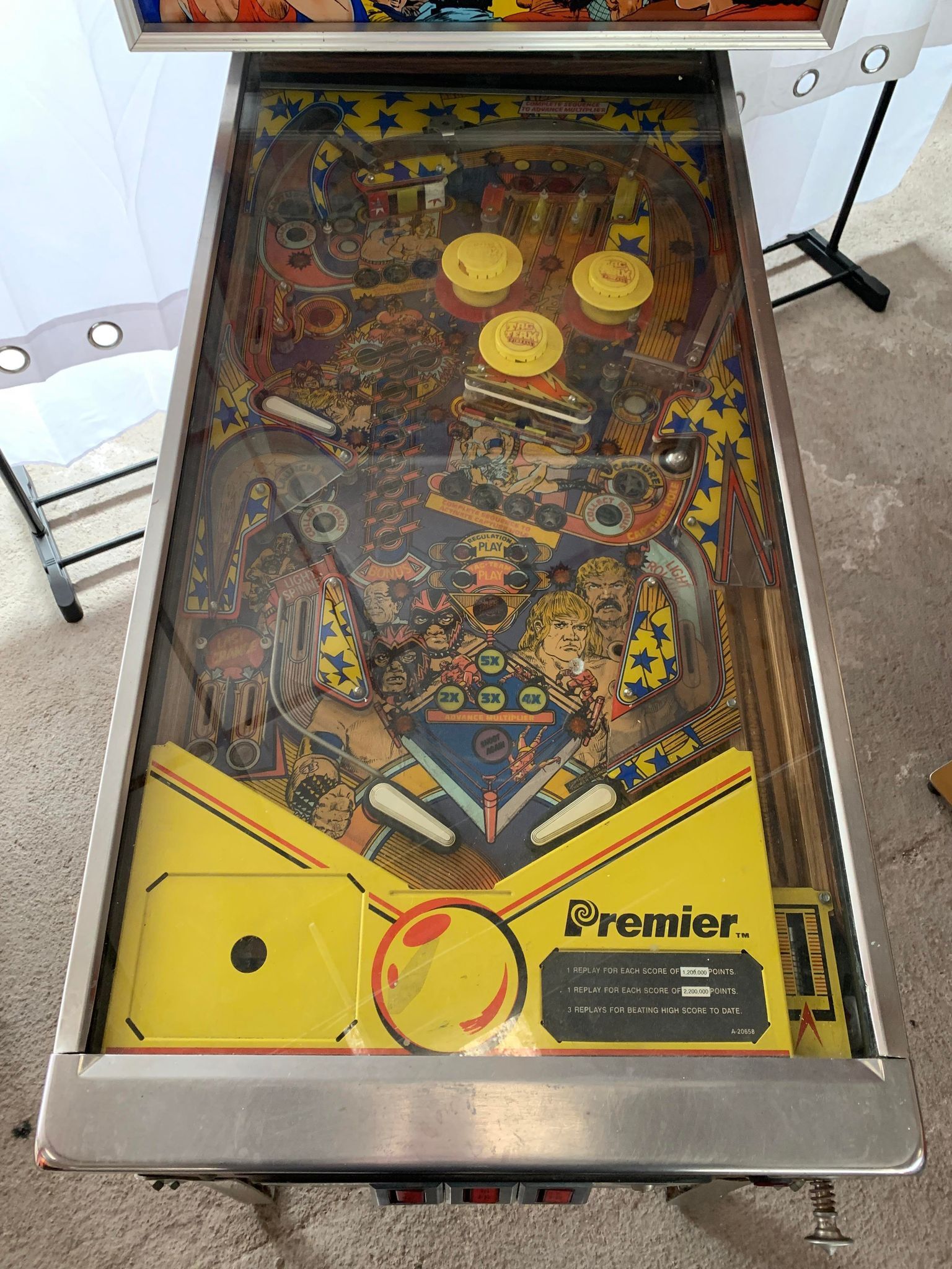 Rare pinball machine from the german brand gottlieb from the 1980s