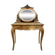 Louis XV toilet table curved in precious wood marquèterie