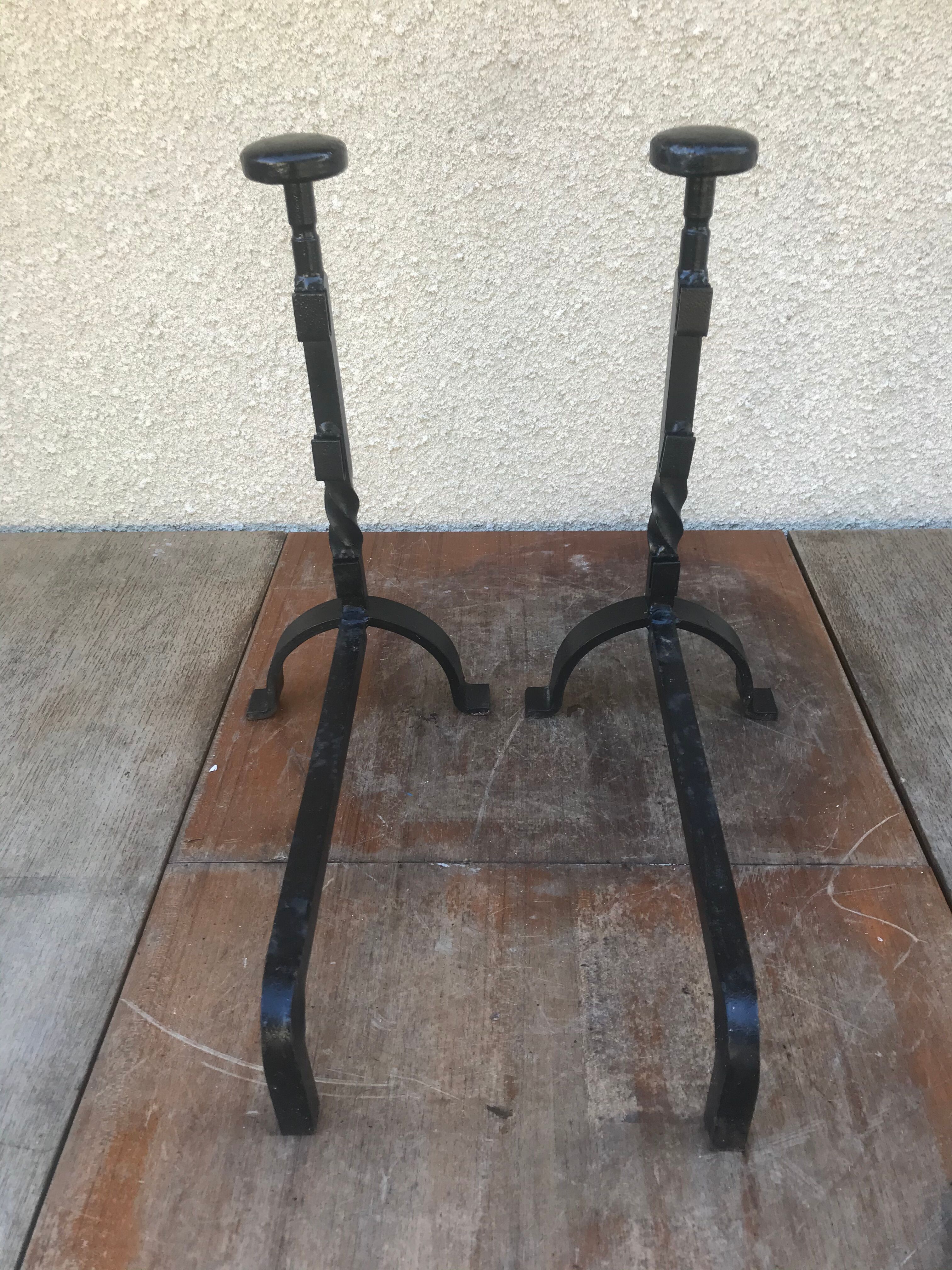 Former pair de landiers